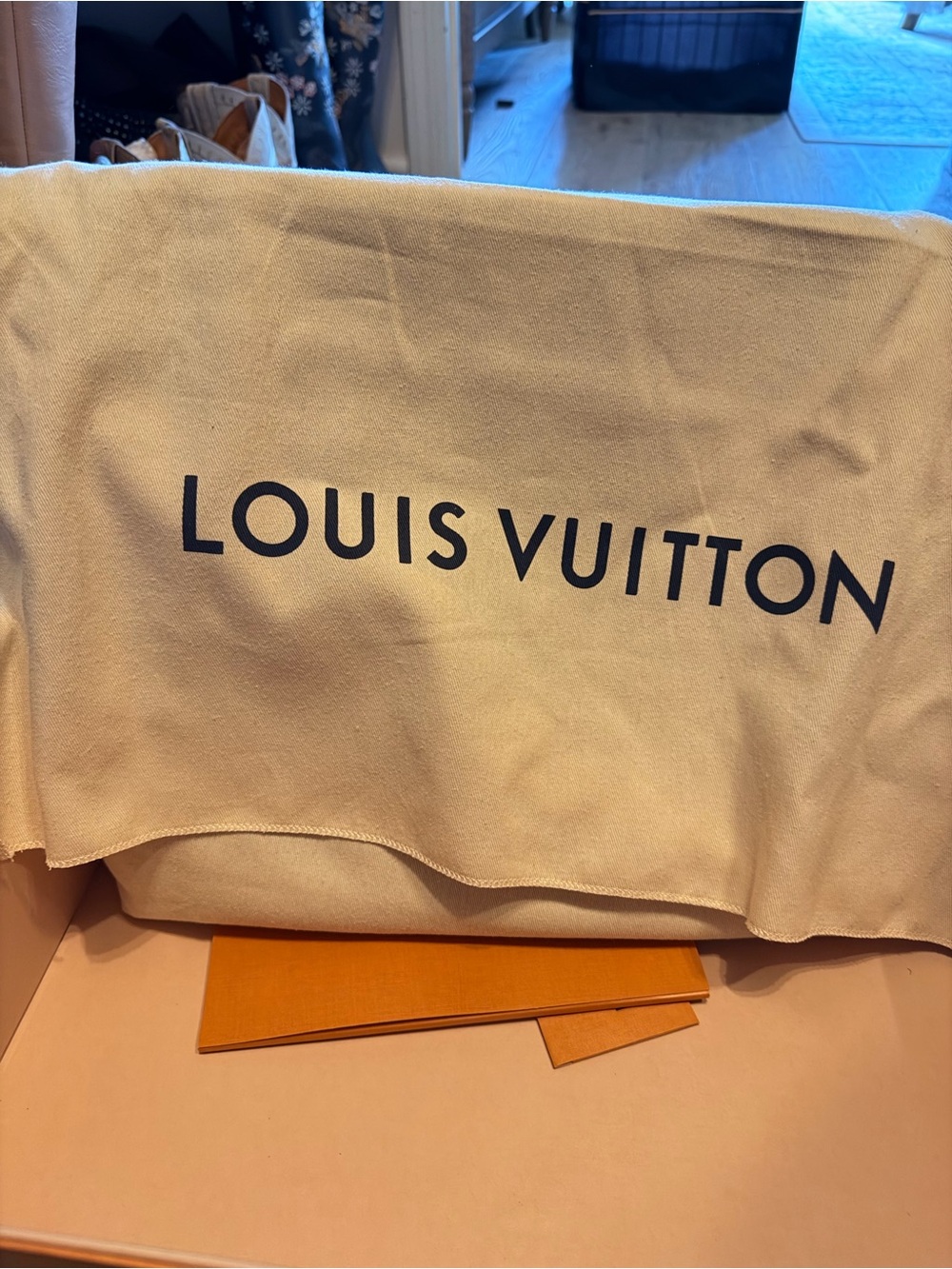Louis Vuitton Monogram Canvas Shoulder Hobo with Red-Trim Handle - Picture 3 of 9